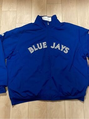 Majestic Blue Jays Royal Blue Full-Zip Jacket